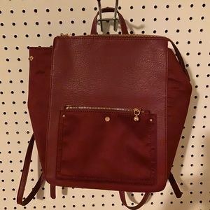 LC Lauren Conrad Black Backpack Purse